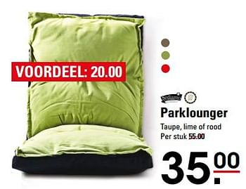 Aanbiedingen Parklounger - Sediamo - Geldig van 01/08/2017 tot 21/08/2017 bij Sligro