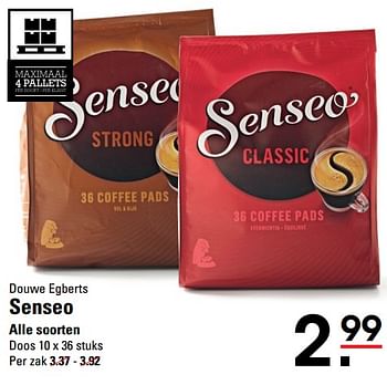 Aanbiedingen Douwe egberts senseo - Douwe Egberts - Geldig van 01/08/2017 tot 21/08/2017 bij Sligro