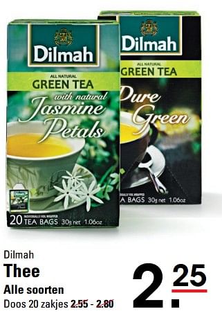 Aanbiedingen Dilmah thee - Dilmah - Geldig van 01/08/2017 tot 21/08/2017 bij Sligro