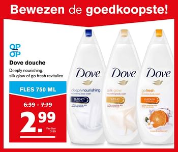 Aanbiedingen Dove douche - Dove - Geldig van 02/08/2017 tot 08/08/2017 bij Hoogvliet