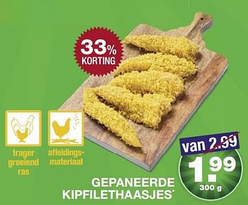 Aanbiedingen Gepaneerde kipfilethaasjes - Huismerk - Aldi - Geldig van 06/08/2017 tot 12/08/2017 bij Aldi