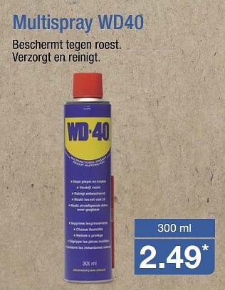 Aanbiedingen Multispray wd40 - WD-40 - Geldig van 06/08/2017 tot 12/08/2017 bij Aldi