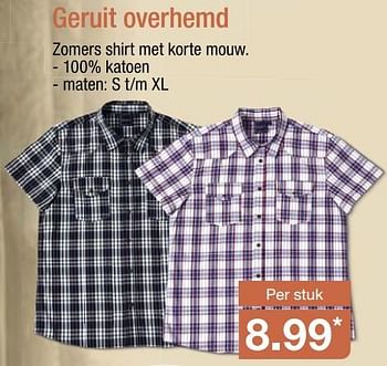 Aanbiedingen Geruit overhemd - Huismerk - Aldi - Geldig van 06/08/2017 tot 12/08/2017 bij Aldi