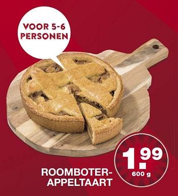 Aanbiedingen Roomboterappeltaart - Huismerk - Aldi - Geldig van 06/08/2017 tot 12/08/2017 bij Aldi