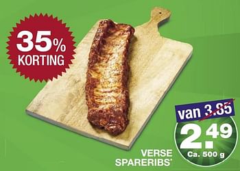 Aanbiedingen Verse spareribs - Huismerk - Aldi - Geldig van 06/08/2017 tot 12/08/2017 bij Aldi