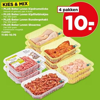 Aanbiedingen Plus beter leven kipdrumsticks - Huismerk - Plus - Geldig van 06/08/2017 tot 12/08/2017 bij Plus