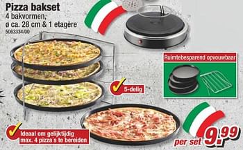 Aanbiedingen Pizza bakset - Huismerk - Poco - Geldig van 07/08/2017 tot 13/08/2017 bij Poco