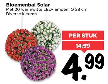 Aanbiedingen Bloemenbal solar - Huismerk Vomar - Geldig van 06/08/2017 tot 12/08/2017 bij Vomar
