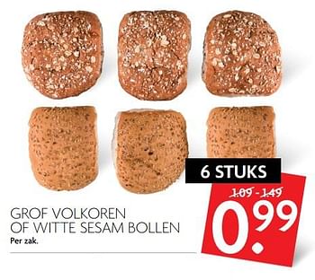 Aanbiedingen Grof volkoren of witte sesam bollen - Huismerk - Deka Markt - Geldig van 06/08/2017 tot 12/08/2017 bij Deka Markt