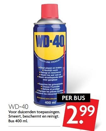 Aanbiedingen Wd-40 voor duizenden toepassingen - WD-40 - Geldig van 06/08/2017 tot 12/08/2017 bij Deka Markt