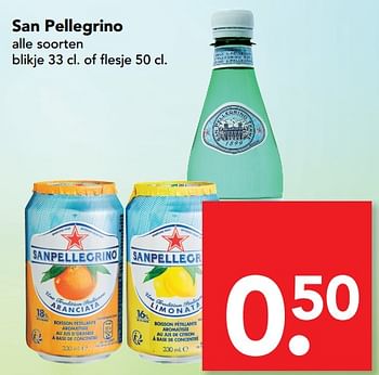 Aanbiedingen San pellegrino - San Pellegrino - Geldig van 06/08/2017 tot 19/08/2017 bij Deen Supermarkten