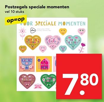 Aanbiedingen Postzegels speciale momenten - Huismerk deen supermarkt - Geldig van 06/08/2017 tot 19/08/2017 bij Deen Supermarkten