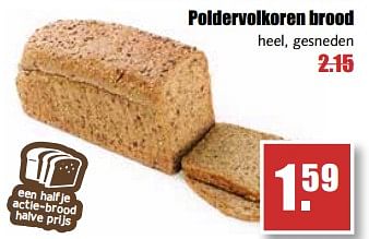 Aanbiedingen Poldervolkoren brood - Huismerk - MCD Supermarkten - Geldig van 07/08/2017 tot 12/08/2017 bij MCD Supermarkten