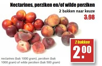 Aanbiedingen Nectarines, perziken en-of wilde perziken - Huismerk - MCD Supermarkten - Geldig van 07/08/2017 tot 12/08/2017 bij MCD Supermarkten