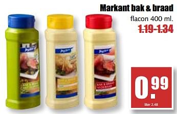 Aanbiedingen Markant bak + braad - Markant - Geldig van 07/08/2017 tot 12/08/2017 bij MCD Supermarkten