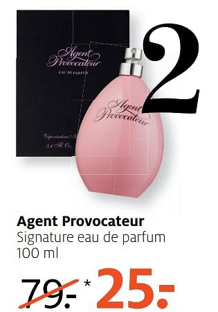 Aanbiedingen Agent provocateur signature eau de parfum - Agent Provocateur - Geldig van 07/08/2017 tot 13/08/2017 bij Etos