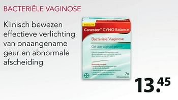 Aanbiedingen Bacteriële vaginose - Canesten - Geldig van 07/08/2017 tot 13/08/2017 bij Etos