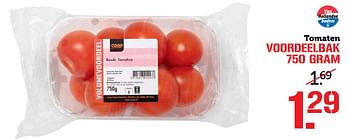 Aanbiedingen Tomaten - Huismerk - Coop - Geldig van 07/08/2017 tot 13/08/2017 bij Coop
