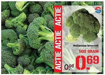Aanbiedingen Hollandse broccoli - Huismerk - Coop - Geldig van 07/08/2017 tot 13/08/2017 bij Coop