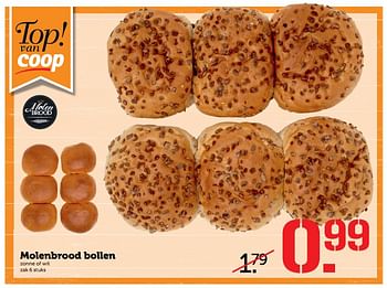 Aanbiedingen Molenbrood bollen - Molenbrood - Geldig van 07/08/2017 tot 13/08/2017 bij Coop