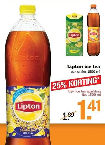Aanbiedingen Lipton ice tea - Lipton - Geldig van 07/08/2017 tot 13/08/2017 bij Coop
