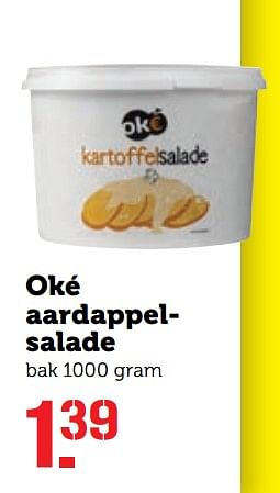 Aanbiedingen Oké aardappelsalade - Oké - Geldig van 07/08/2017 tot 13/08/2017 bij Coop