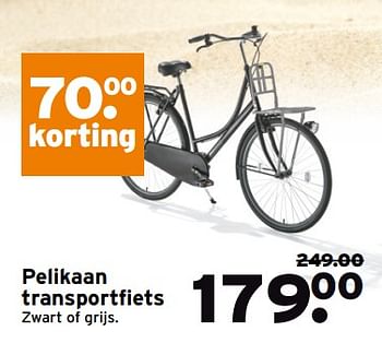 Aanbiedingen Pelikaan transportfiets - Pelikaan - Geldig van 07/08/2017 tot 13/08/2017 bij Gamma