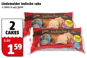 Aanbiedingen Lindemulder indische cake - Lindemulder - Geldig van 07/08/2017 tot 13/08/2017 bij Poiesz