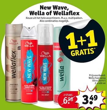 Aanbiedingen Wella haarspray ultra sterk 4 - Wella - Geldig van 08/08/2017 tot 20/08/2017 bij Kruidvat