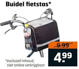 Aanbiedingen Buidel fietstas - Huismerk - Trekpleister - Geldig van 08/08/2017 tot 13/08/2017 bij Trekpleister