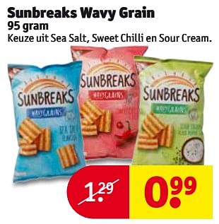 Aanbiedingen Sunbreaks wavy grain - Sunbreaks - Geldig van 08/08/2017 tot 20/08/2017 bij Kruidvat