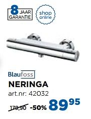 Aanbiedingen Neringa thermostatische douchekranen - Blaufoss - Geldig van 01/08/2017 tot 27/08/2017 bij X2O