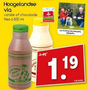 Aanbiedingen Hoogelandse vla - Huismerk - Agrimarkt - Geldig van 07/08/2017 tot 12/08/2017 bij Agrimarkt
