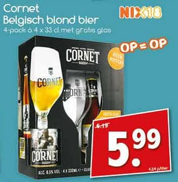 Aanbiedingen Cornet beleisch blond bier - Cornet  - Geldig van 07/08/2017 tot 12/08/2017 bij Agrimarkt