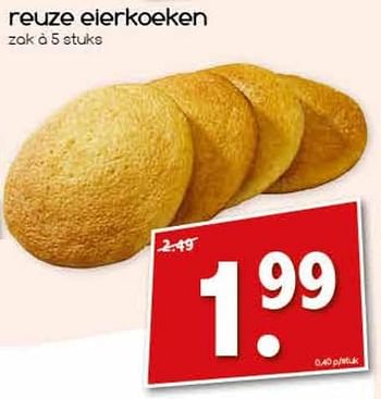 Aanbiedingen Reuze eierkoeken - Huismerk - Agrimarkt - Geldig van 07/08/2017 tot 12/08/2017 bij Agrimarkt