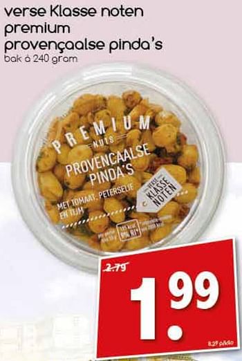 Aanbiedingen Verse klasse noten premium provençaalse pinda`s - Premium - Geldig van 07/08/2017 tot 12/08/2017 bij Agrimarkt