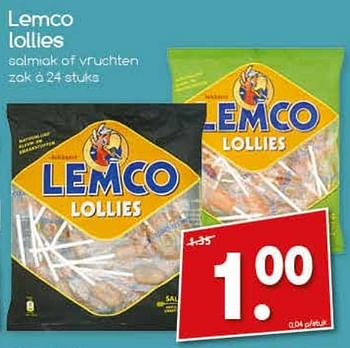 Aanbiedingen Lemco lollies - Lemco - Geldig van 07/08/2017 tot 12/08/2017 bij Agrimarkt