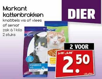 Aanbiedingen Markant kattenbrokken - Markant - Geldig van 07/08/2017 tot 12/08/2017 bij Agrimarkt