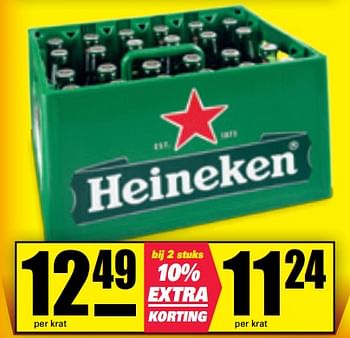 Aanbiedingen Heineken - Heineken - Geldig van 07/08/2017 tot 13/08/2017 bij Nettorama