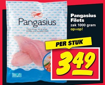 Aanbiedingen Pangasius filets - Huismerk - Nettorama - Geldig van 07/08/2017 tot 13/08/2017 bij Nettorama