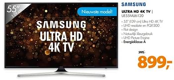 Aanbiedingen Samsung ultra hd 4k tv ue55mu6120 - Samsung - Geldig van 12/08/2017 tot 20/08/2017 bij Expert