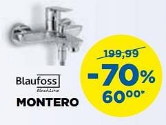 Aanbiedingen Montero badkranen - Blaufoss - Geldig van 01/08/2017 tot 27/08/2017 bij X2O