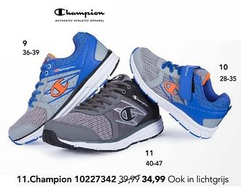 Aanbiedingen Sportschoenen - Champion - Geldig van 09/08/2017 tot 03/09/2017 bij Bristol