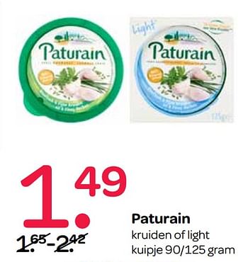 Aanbiedingen Paturain kruiden of light - Paturain - Geldig van 10/08/2017 tot 23/08/2017 bij Spar