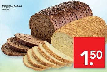 Aanbiedingen Deen bakkersvloerbrood - Huismerk deen supermarkt - Geldig van 13/08/2017 tot 19/08/2017 bij Deen Supermarkten