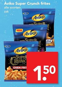 Aanbiedingen Aviko super crunch frites - Aviko - Geldig van 13/08/2017 tot 19/08/2017 bij Deen Supermarkten