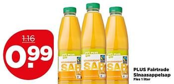 Aanbiedingen Plus fairtrade sinaasappelsap - Huismerk - Plus - Geldig van 13/08/2017 tot 19/08/2017 bij Plus