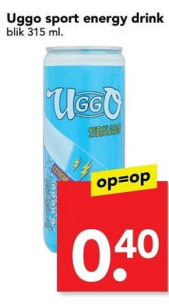 Aanbiedingen Uggo sport energy drink - Huismerk deen supermarkt - Geldig van 13/08/2017 tot 19/08/2017 bij Deen Supermarkten