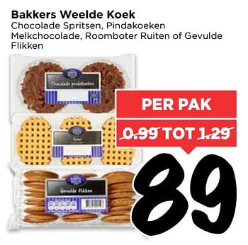 Aanbiedingen Bakkers weelde koek - Bakkersweelde - Geldig van 13/08/2017 tot 19/08/2017 bij Vomar