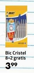 Aanbiedingen Bic cristel 8+2 gratis - BIC - Geldig van 10/08/2017 tot 10/09/2017 bij Bruna